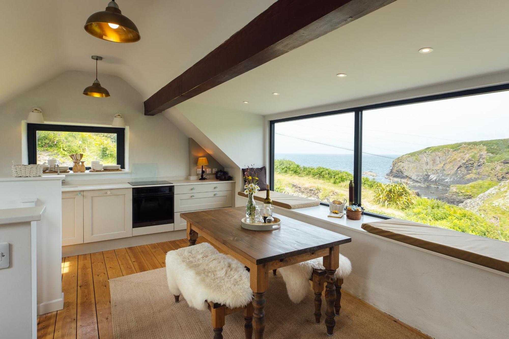 Cliff-Top Cottage On Coast Path W/Panoramic Views Trevine Exteriör bild