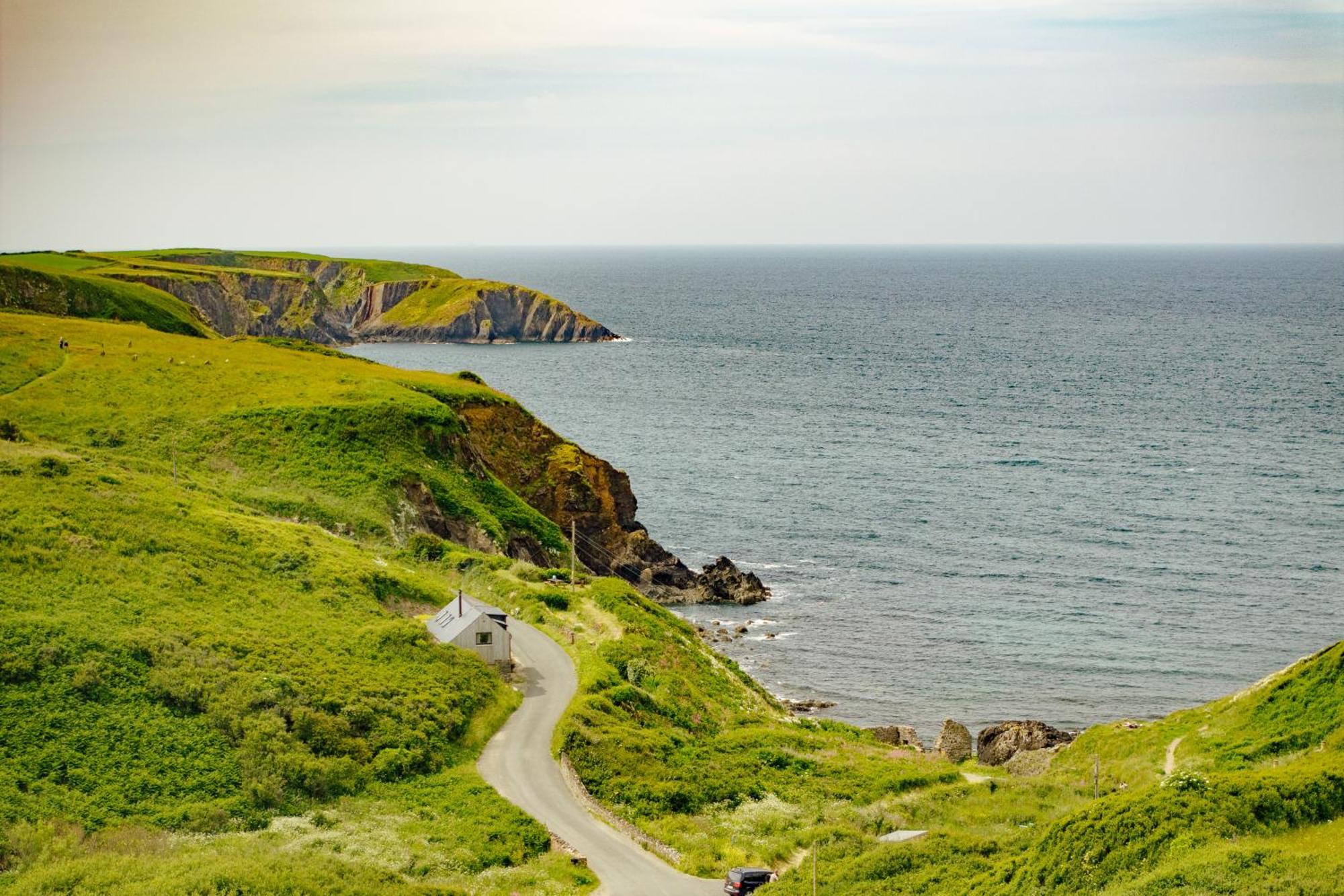 Cliff-Top Cottage On Coast Path W/Panoramic Views Trevine Exteriör bild