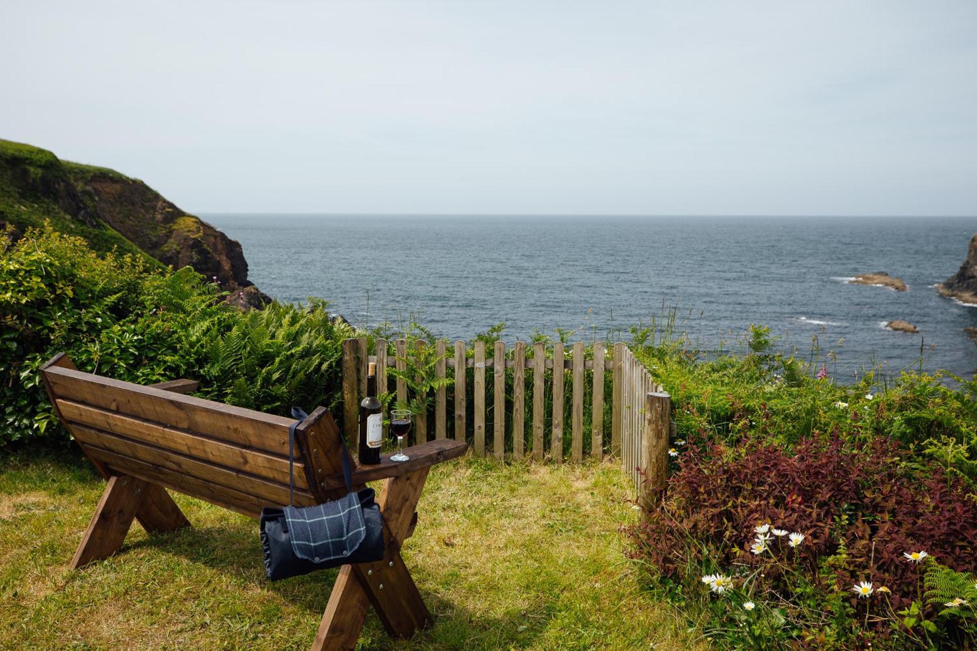 Cliff-Top Cottage On Coast Path W/Panoramic Views Trevine Exteriör bild